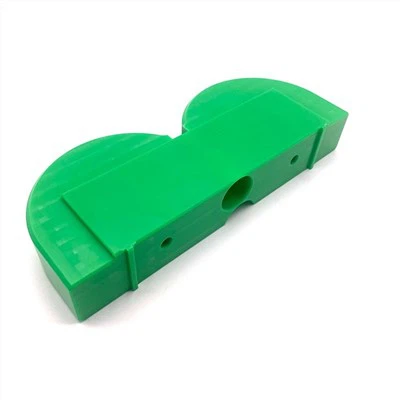 Зелена PE-UHMW пластмасова CNC машинна персонализирана част